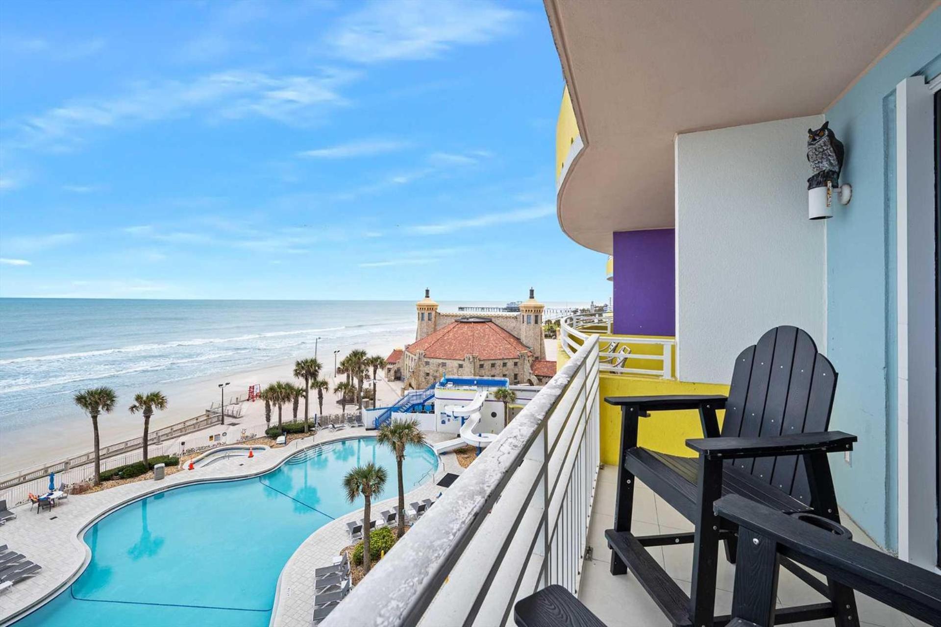 Luxury 6Th Floor 3 Bedroom Condo Direct Oceanfront Wyndham Ocean Walk Resort Daytona Beach | 604 Exterior photo